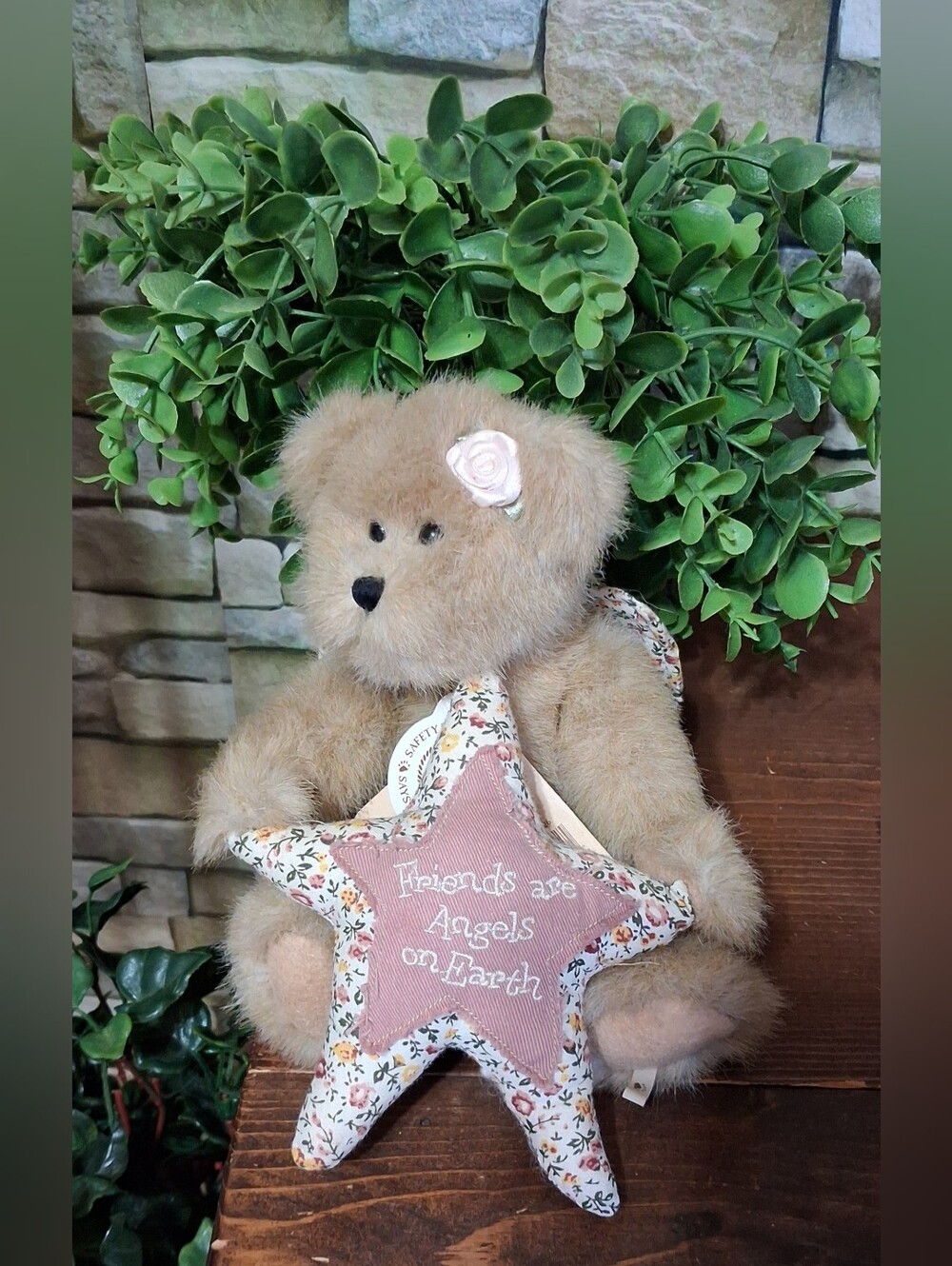 Vintage Boyds Bears Angelica Goodfriend Plush Teddy Bear 8" Retired W/Tags